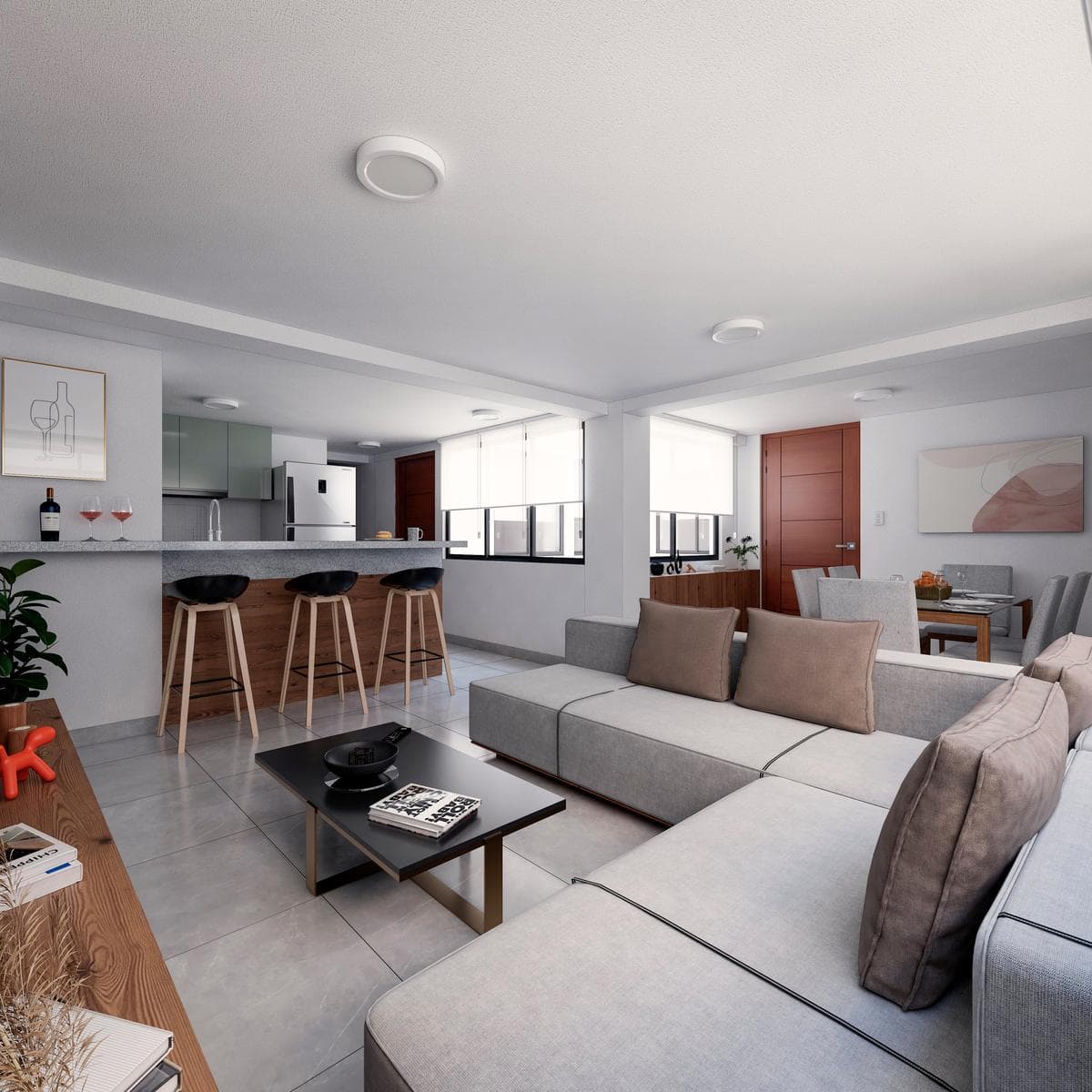 Foto 1 — Departamento en venta en Huancayo (Frente a la U. Continental). TORRE FLORESTA Dpto.803